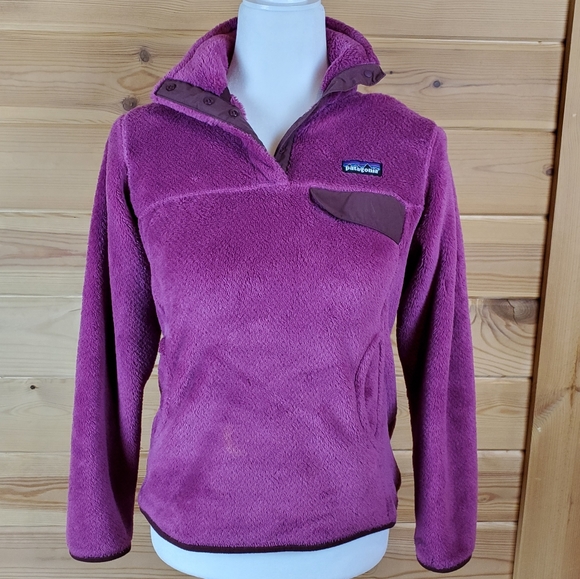 Patagonia Jackets & Blazers - Patagonia Purple/Pink Re-Tool Snap-T Pullover Sweatshirt Women's Size XS